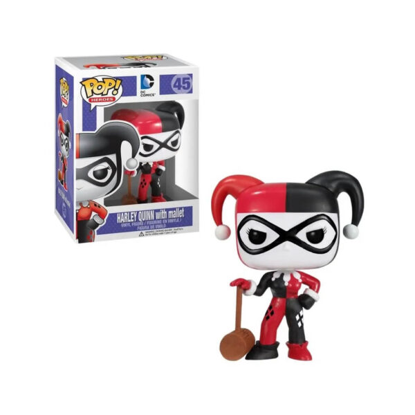 Funko Pop - DC Comics - Arlequina com Martelo - 45