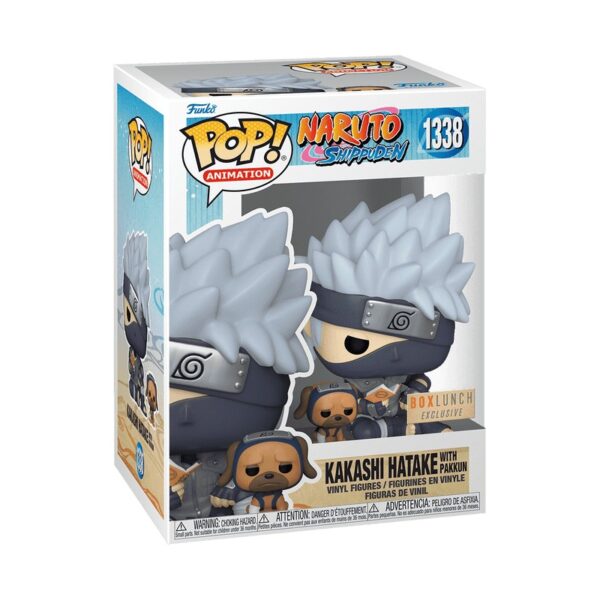 Funko Pop - Kakashi Hatake Com Pakkun - Naruto - 1338 (Exclusivo)