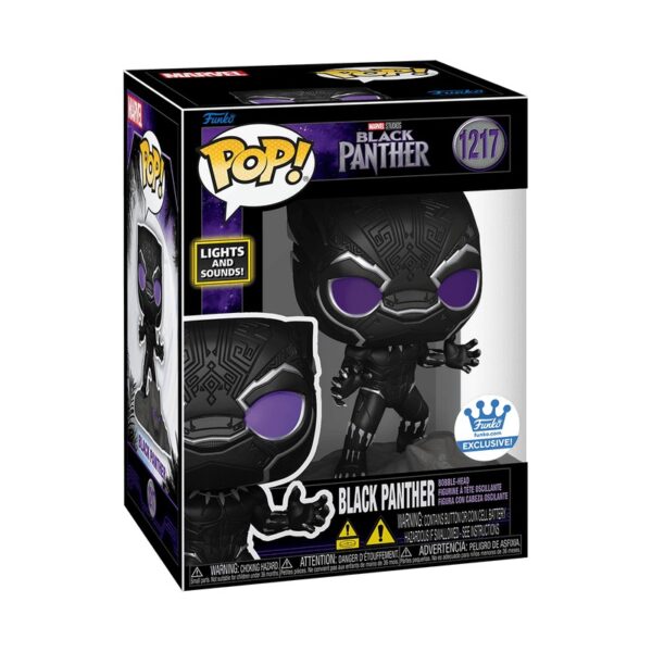 Funko Pop - Pantera Negra - 1217 (Exclusivo Com Luzes e Sons)