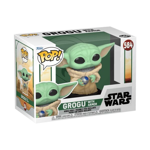 Funko Pop - Baby Yoda Com Armadura - The Mandalorian - 584