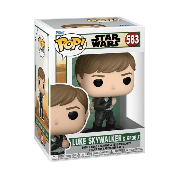 Funko Pop - Luke Skywalker e Baby Yoda - The Mandalorian - 583