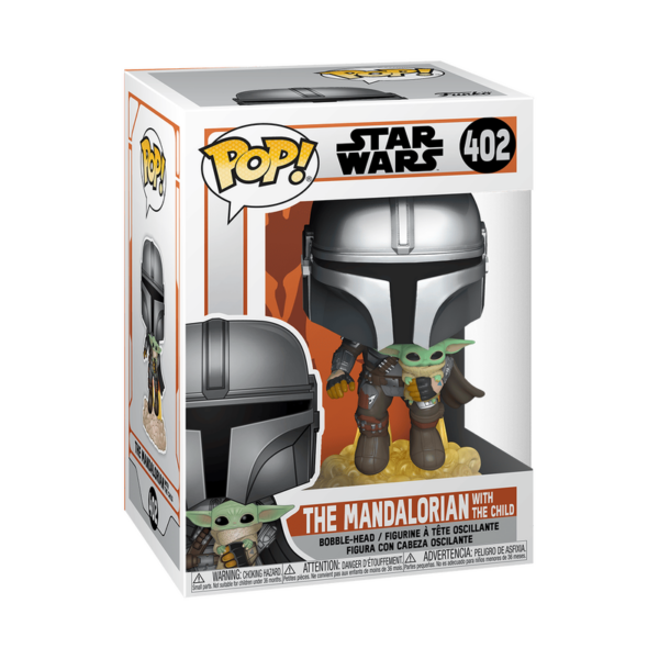 Funko Pop - The Mandalorian com Baby Yoda - Star Wars - 402