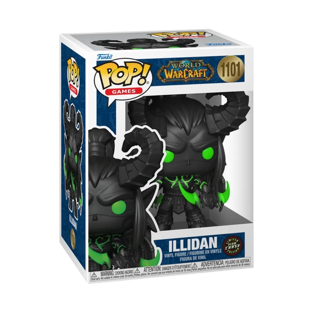 Funko Pop! World of Warcraft - Illidan 1101 (CHASE GLOW ) - Imagem 3