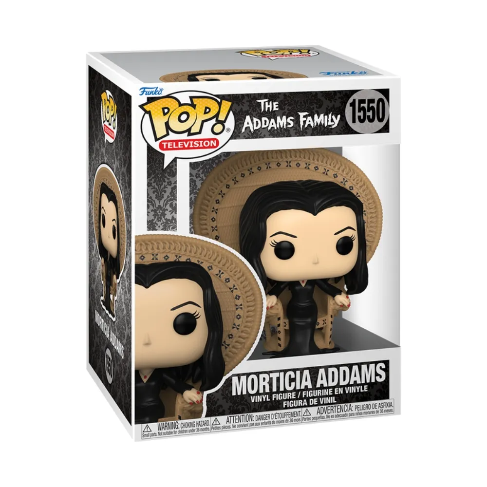 Funko Pop! Premium A Família Addams - Morticia na Cadeira - 1550 - Imagem 2