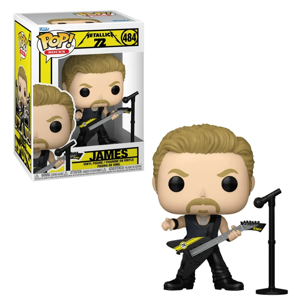 Funko Pop! James - Metallica - 484 - Imagem 3