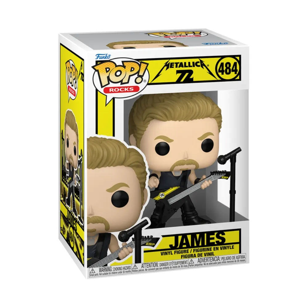 Funko Pop! James - Metallica - 484 - Imagem 2