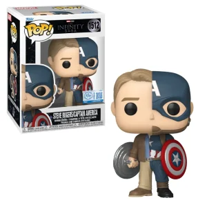 Funko Pop!  Capitão América/Steve  Exclusivo - Marvel Splits - 1512