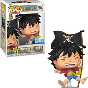 Funko Pop! - One Piece - Luffy com Bandeira - Exclusivo - 2214