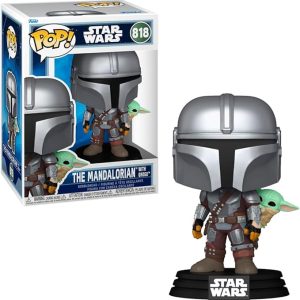 Funko Pop! - Star Wars - Mandaloriano e Grogu  - 818