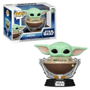 Funko Pop! - Star Wars - Mandalorian e Grogu no carinho - 823