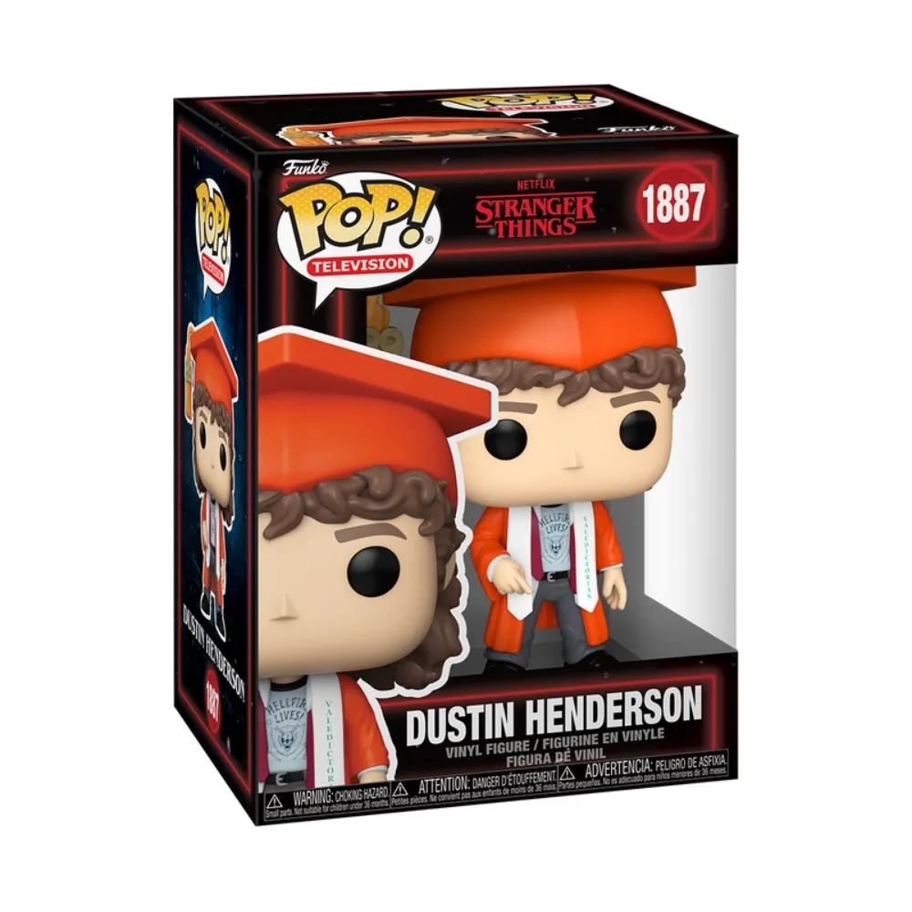 Funko Pop! Stranger Things - Dustin na Formatura - 1887 - Imagem 3